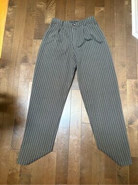 Pinstripe Dress Pants - Gray